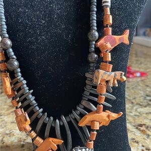 Handcrafted Animal Bead Necklace